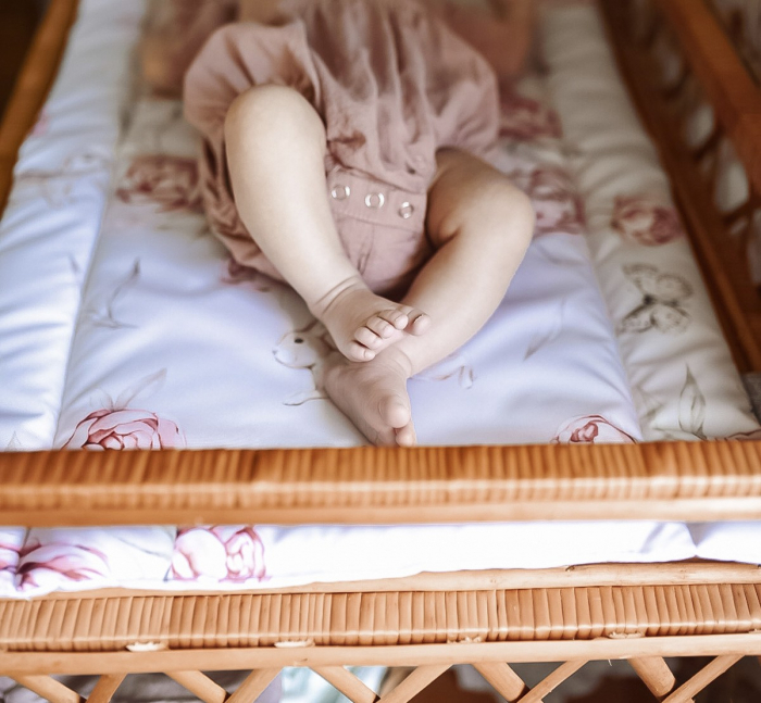 Saltea pentru masa de infasat bebe, impermeabila, fata dubla, Nature by BabySteps [5]