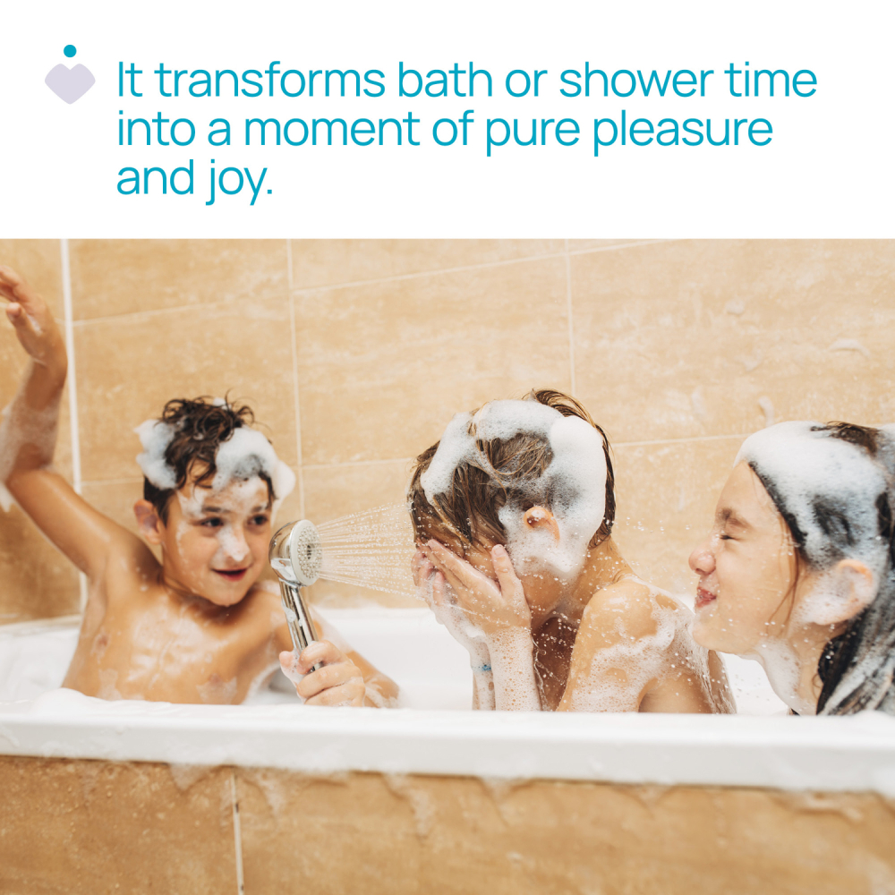 Sampon si balsam de par 2 in 1 Chicco POP cu aroma de bomboane cu capsuni, formula vegana, pentru copii si adolescenti 250 ml [3]