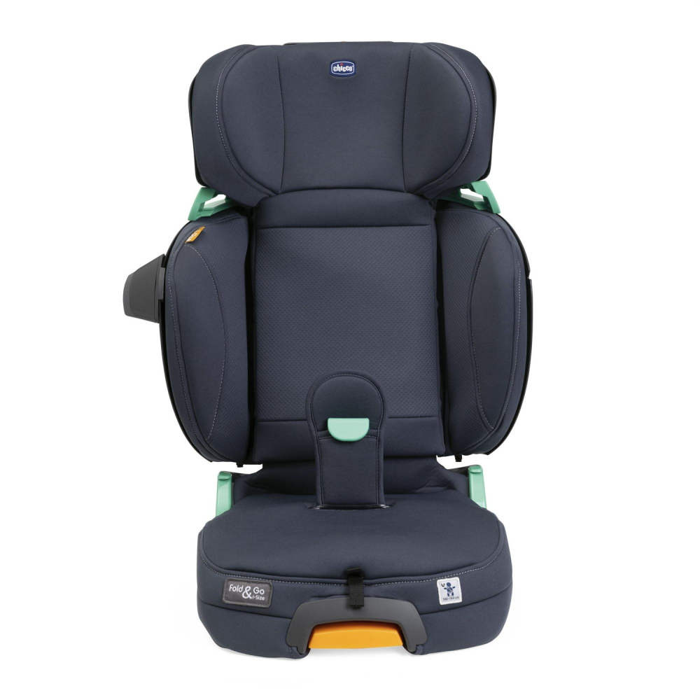 Scaun auto Chicco Fold&Go I-Size Isofix, India Ink (Albastru), 100-150cm, 3-12ani [2]