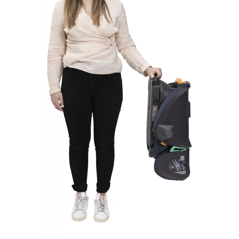 Scaun auto Chicco Fold&Go I-Size Isofix, India Ink (Albastru), 100-150cm, 3-12ani [16]