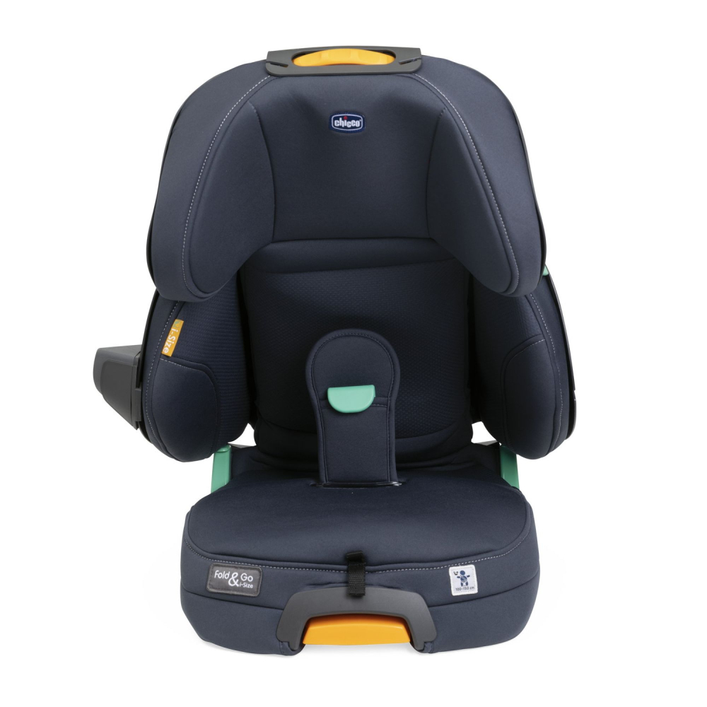Scaun auto Chicco Fold&Go I-Size Isofix, India Ink (Albastru), 100-150cm, 3-12ani [4]