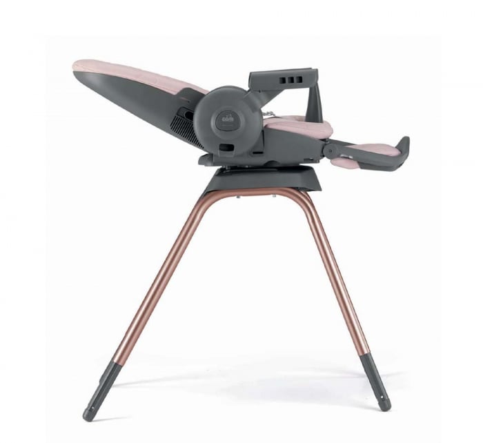 Scaun de Masa 4in1 pentru Bebelusi si Copii, CAM® Original, Înălțime Ajustabila, Varsta 0-15 kg, Pliabil, Centura de Siguranta in 5 Puncte, Depozitare, Roz [4]