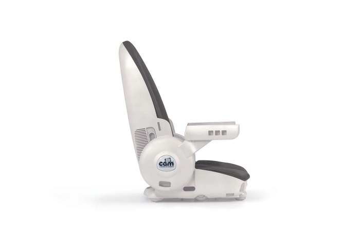 Scaun de Masa 4in1 pentru Bebelusi si Copii, CAM® Original, Înălțime Ajustabila, Varsta 0-14 ani, Pliabil, Centura de Siguranta in 5 Puncte, Depozitare, Mint [10]