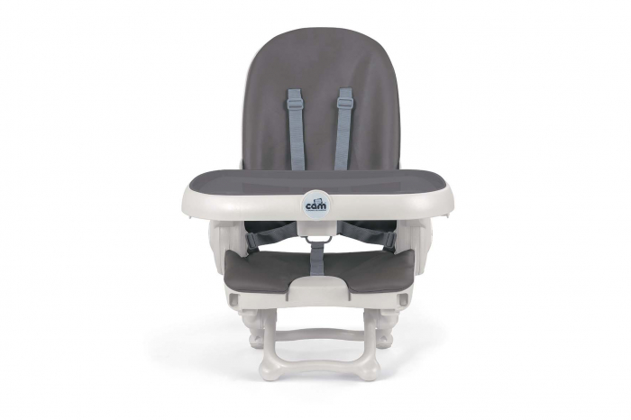 Scaun de Masa 4in1 pentru Bebelusi si Copii, CAM® Original, Înălțime Ajustabila, Varsta 0-14 ani, Pliabil, Centura de Siguranta in 5 Puncte, Depozitare, Mint [13]