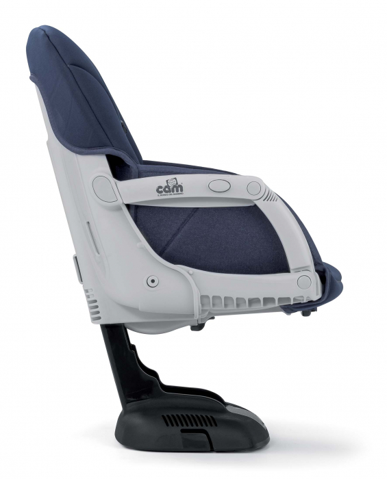 Scaun de Masa CAM® Seat Idea, Înălțime Ajustabila, Varsta 6-36 luni, Pliabil, Centura de Siguranta in 5 Puncte, Gri [3]