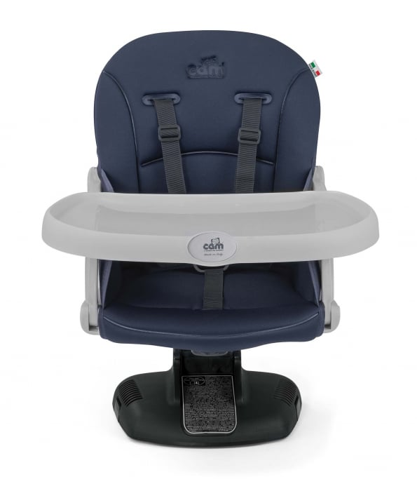 Scaun de Masa CAM® Seat Idea, Înălțime Ajustabila, Varsta 6-36 luni, Pliabil, Centura de Siguranta in 5 Puncte, Bej - gri [2]