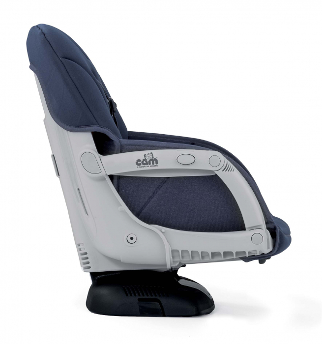 Scaun de Masa CAM® Seat Idea, Înălțime Ajustabila, Varsta 6-36 luni, Pliabil, Centura de Siguranta in 5 Puncte, Gri [4]