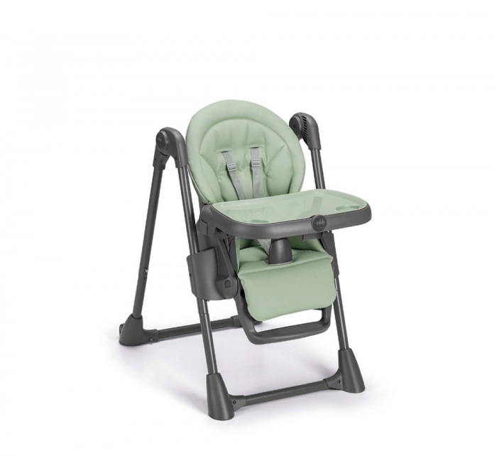 Scaun de Masa Multifunctional pentru Bebelusi si Copii, CAM® Pappananna Icon, Înălțime Ajustabila, Varsta 6-36 luni, Pliabil, Centura de Siguranta in 5 Puncte, Depozitare, Rosa [4]