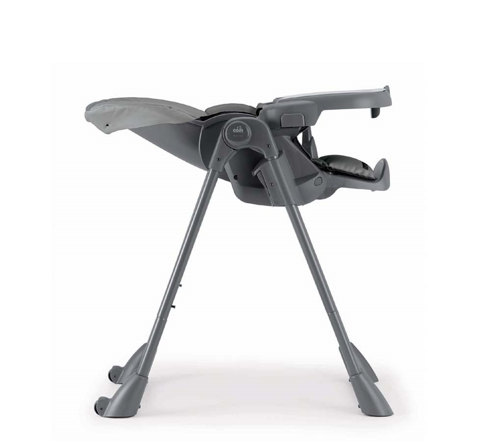 Scaun de Masa Multifunctional pentru Bebelusi si Copii, CAM® Pappananna Icon Air, Material mesh respirant 3D, Înălțime Ajustabila, Varsta 6 luni-15 kg, Pliabil, Centura de Siguranta in 5 Puncte, Depoz [3]