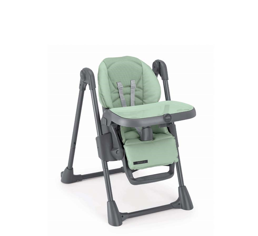 Scaun de Masa Multifunctional pentru Bebelusi si Copii, CAM® Pappananna Icon Air, Material mesh respirant 3D, Înălțime Ajustabila, Varsta 6 luni-15 kg, Pliabil, Centura de Siguranta in 5 Puncte, Depoz [4]
