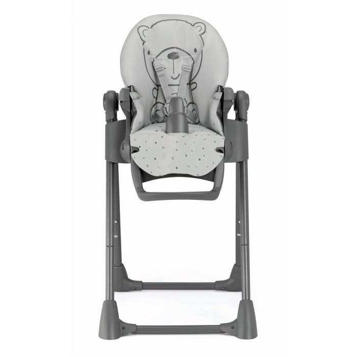 Scaun de Masa Multifunctional pentru Bebelusi si Copii, CAM® Pappananna, Înălțime Ajustabila, Varsta 6-36 luni, Pliabil, Centura de Siguranta in 5 Puncte, Depozitare, Bej [2]
