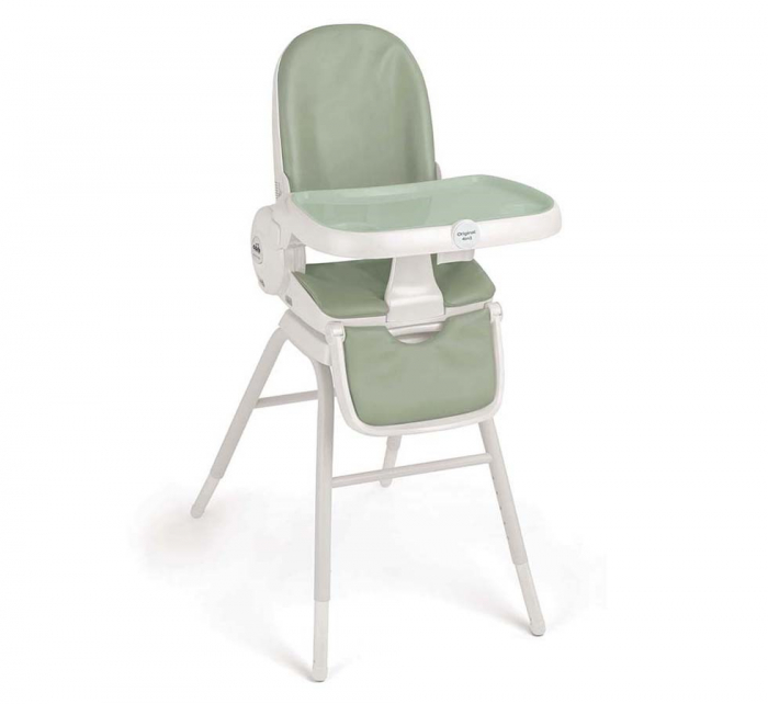 Scaun de Masa 4in1 pentru Bebelusi si Copii, CAM® Original, Înălțime Ajustabila, Varsta 0-14 ani, Pliabil, Centura de Siguranta in 5 Puncte, Depozitare, Mint [2]