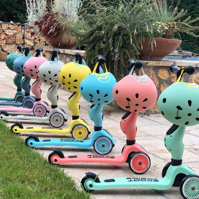 Trotineta copii cu sezut, transformabila 2in1, HighwayKick 1 Lemon, 1-5 ani, pana la 50 kg, Scoot & Ride [30]