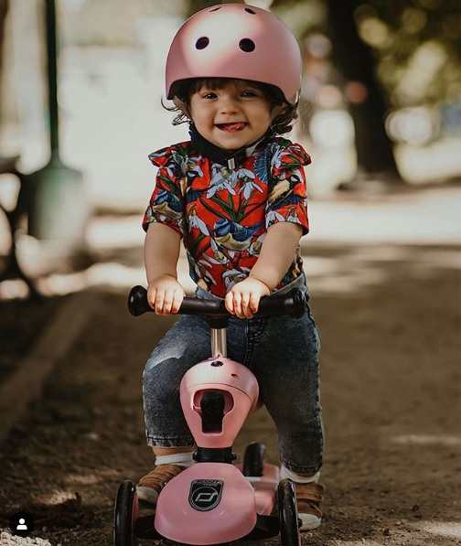 Trotineta copii cu sezut, transformabila 2in1, HighwayKick 1 Rose, 1-5 ani, pana la 50 kg, Scoot & Ride [12]