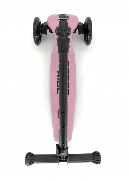 SCOOT AND RIDE - Trotineta HighwayKick 3 Pliabila, 3-6 ani, Rose, roti luminoase [7]