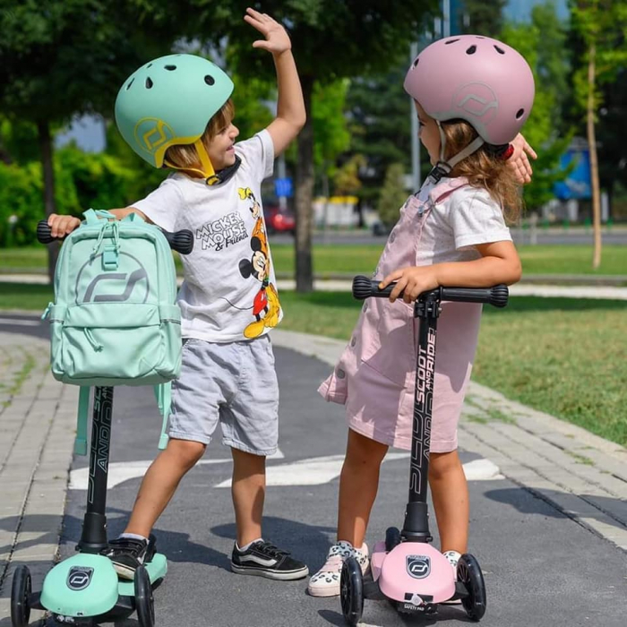 SCOOT AND RIDE - Trotineta HighwayKick 3 Pliabila, 3-6 ani, Rose, roti luminoase [15]
