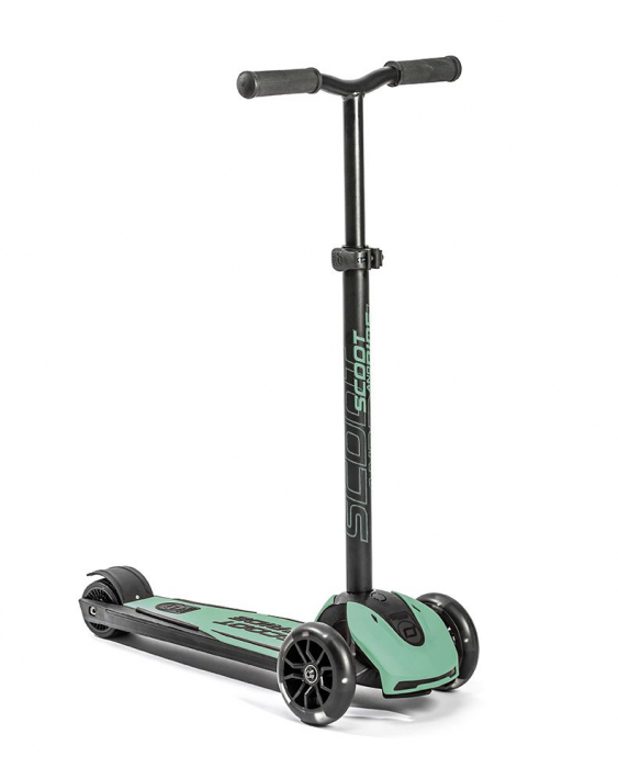 Trotineta copii pliabila, reglabila, roti luminoase, Highwaykick 5 Led Forest, 5 ani +, pana la 80 kg, Scoot & Ride [2]