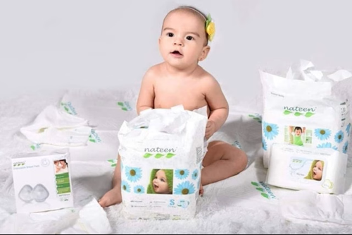 Scutece Eco-Friendly Bebeluși Nateen Premium Nr.4 7–18kg (16 buc) | Hipoalergenice & Confort Superior [2]