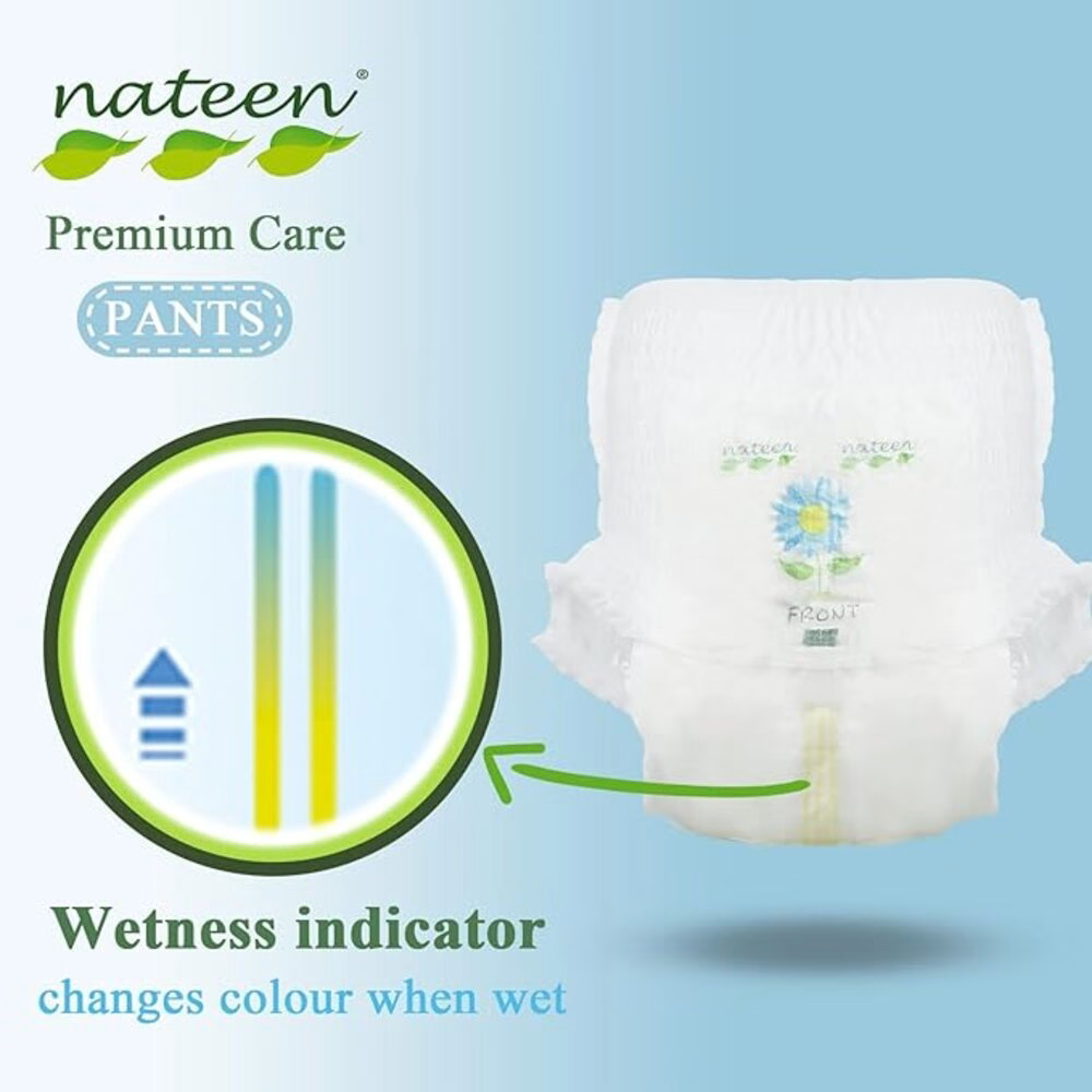 Scutece Pants Eco-Friendly Bebeluși Nateen Premium Nr.4 – 9–14 kg (20 buc) | Hipoalergenice & Ultra-Confort [6]
