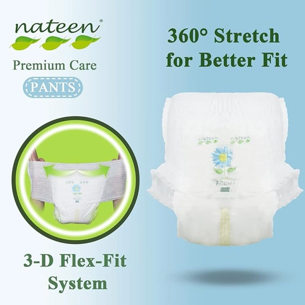 Scutece Pants Eco-Friendly Bebeluși Nateen Premium Nr.5 – 12–17 kg (20 buc) | Ultra-Confort & Hipoalergenice [4]