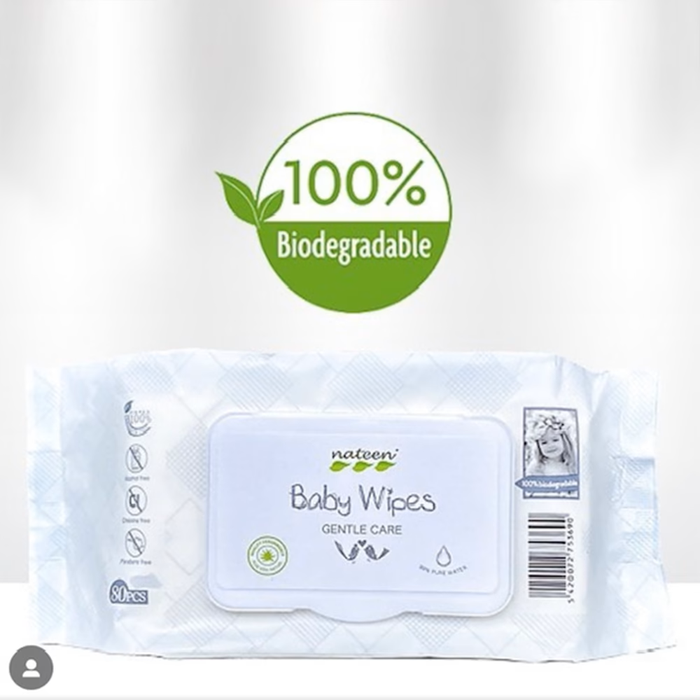 Șervețele Umede Eco Nateen Premium – 40 buc | Hipoalergenice & Biodegradabile [4]