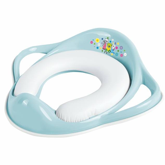 ✨ Set complet Reductor Toaletă cu Colac Moale + Înălțător Baie Antiderapant, Bear and Friends Mint – Maltex Baby [3]