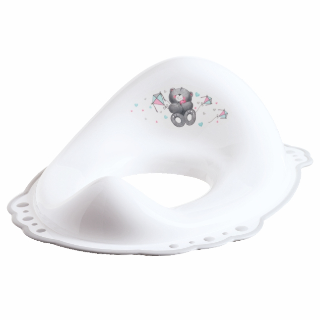 ✨ Set complet Reductor Toaletă  + Înălțător Baie Antiderapant, Bear Alb – Maltex Baby [2]