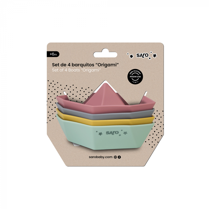 Set de patru bărcuțe "Origami", +6 luni [11]