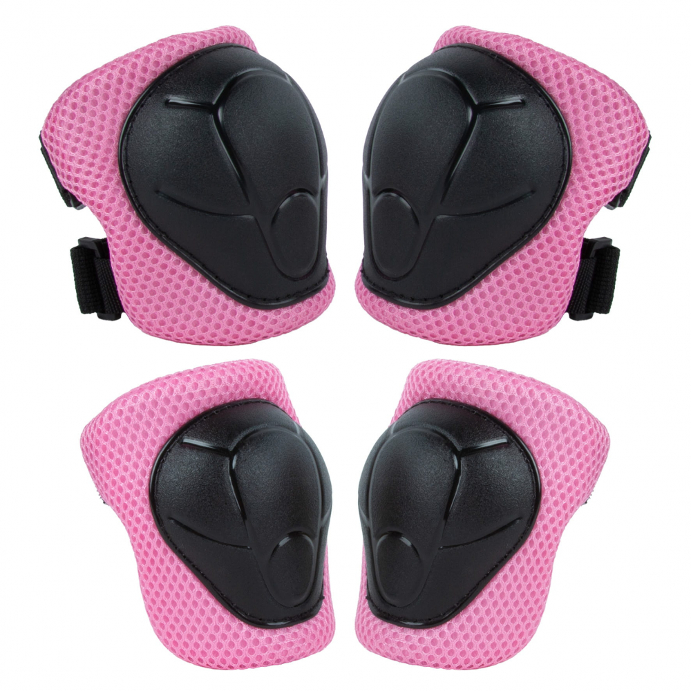 Set de protectie Kidwell Trix, genunchiere, cotiere si palme, marime S, 25-50 kg, Pink [5]