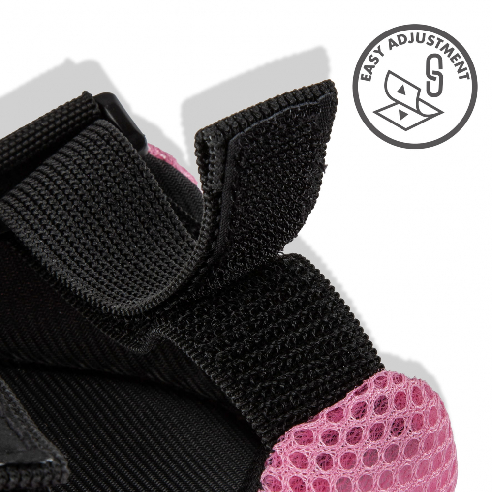 Set de protectie Kidwell Trix, genunchiere, cotiere si palme, marime M, 25-50 kg, Pink [10]