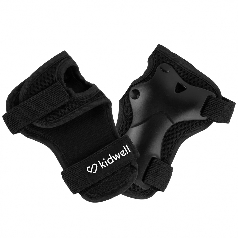 Set de protectie Kidwell Trix, genunchiere, cotiere si palme, marime S, 25-50 kg, Black [9]
