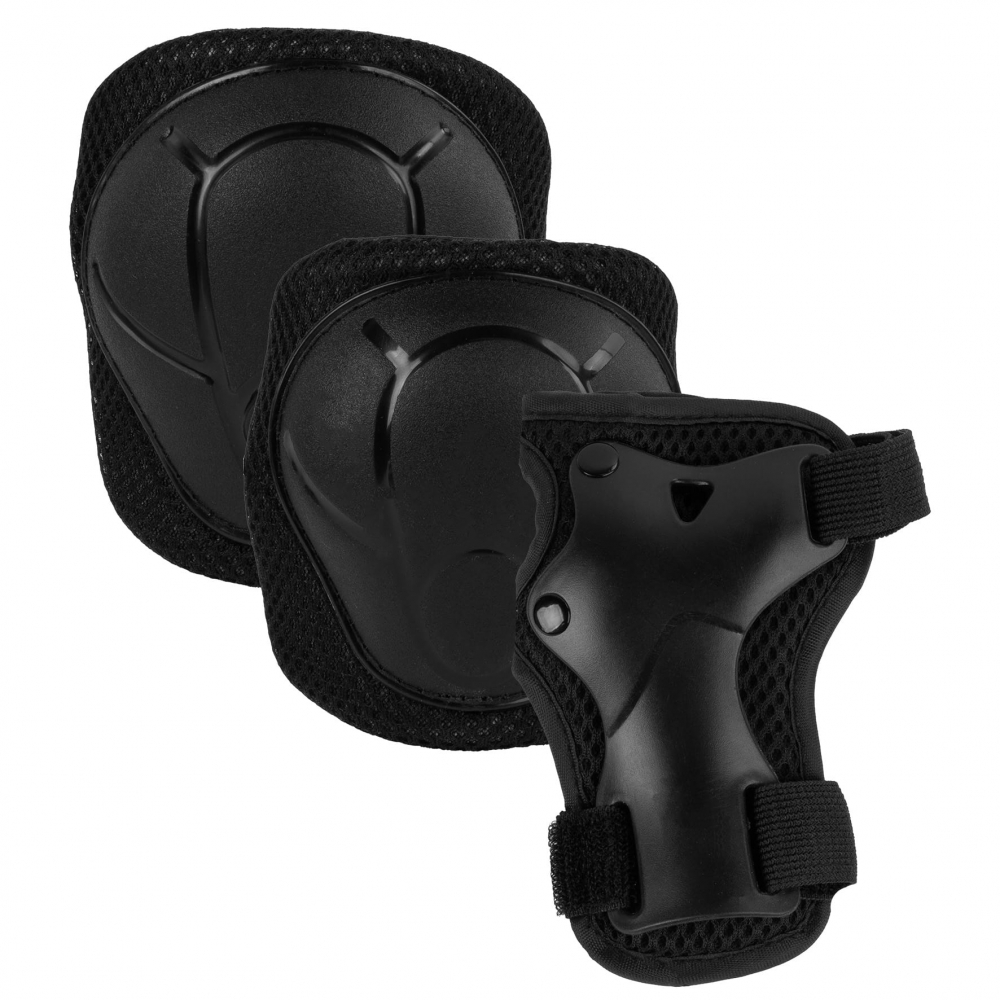 Set de protectie Kidwell Trix, genunchiere, cotiere si palme, marime S, 25-50 kg, Black [1]