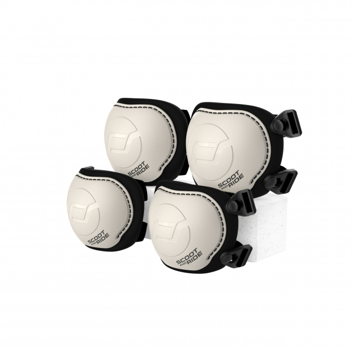 Set de protectie Scoot and Ride, genunchiere si cotiere, marime S, Ash [1]