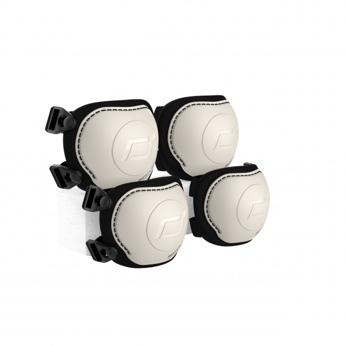 Set de protectie Scoot and Ride, genunchiere si cotiere, marime XXS, Ash [2]