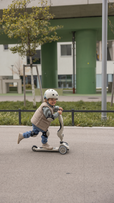 Set de protectie Scoot and Ride, genunchiere si cotiere, marime XXS, Ash [7]