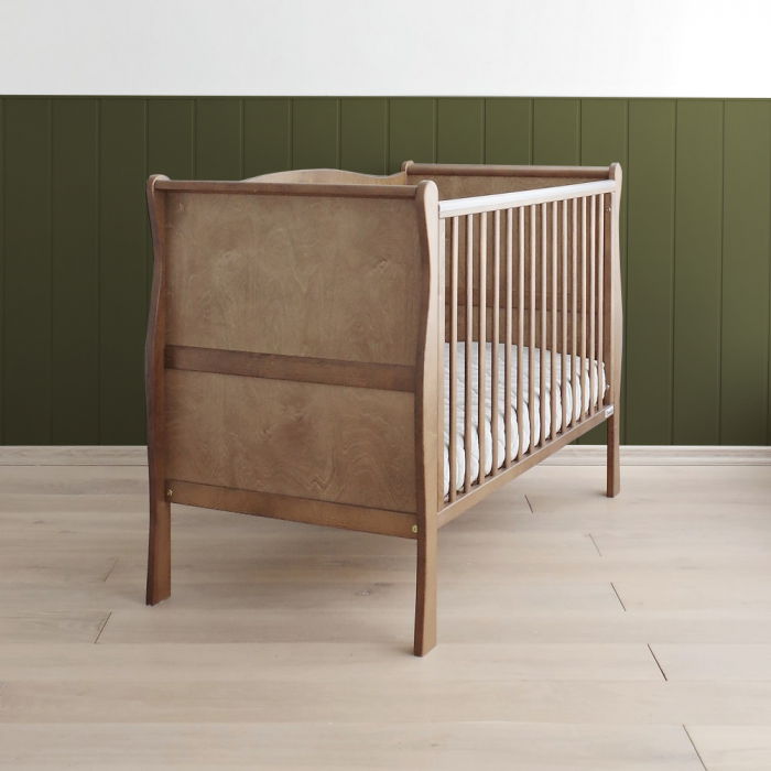 Patut din lemn pentru bebe, inaltime saltea reglabila, Noble Vintage 120x60 cm [23]