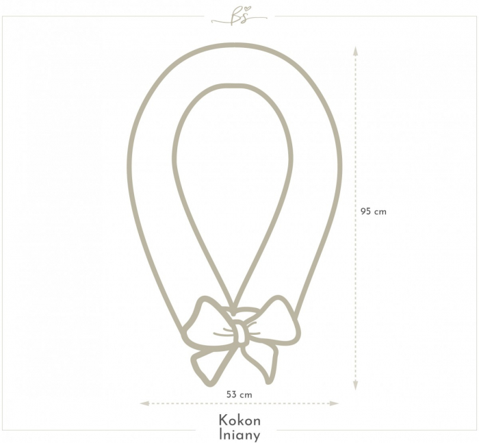 Suport de dormit Babynest 2in1 bara protectie patut Premium In Natural by BabySteps, 95x53 cm [2]