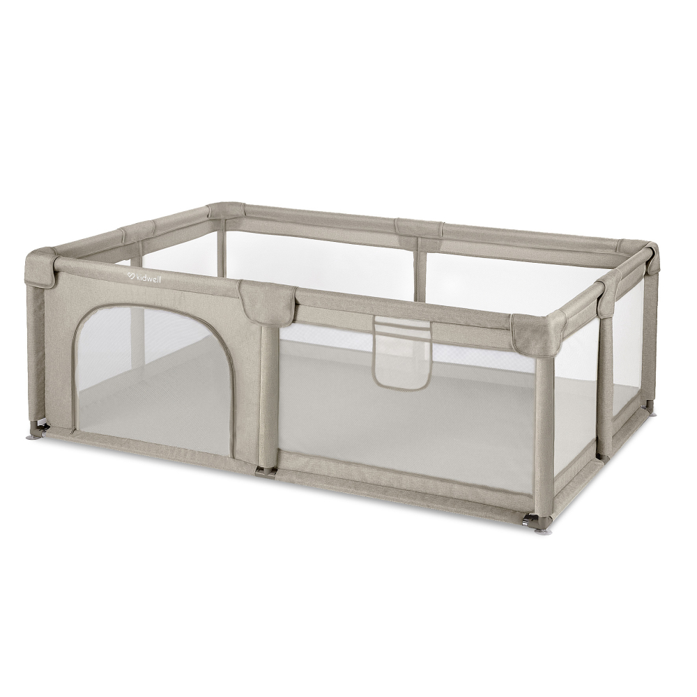 Țarc pliabil copii Kidwell FANKO 120x180 cm Beige, pentru joacă extinsă, mai mult loc, 0–6 ani [2]