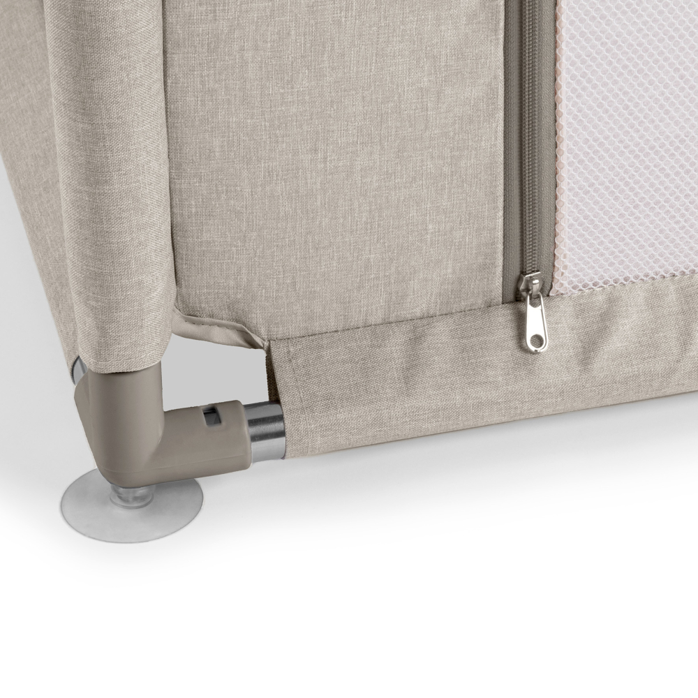 Țarc pliabil copii Kidwell FANKO 130x130 cm Beige, pentru apartament, spațiu optimizat, sigur, 0–6 ani [5]