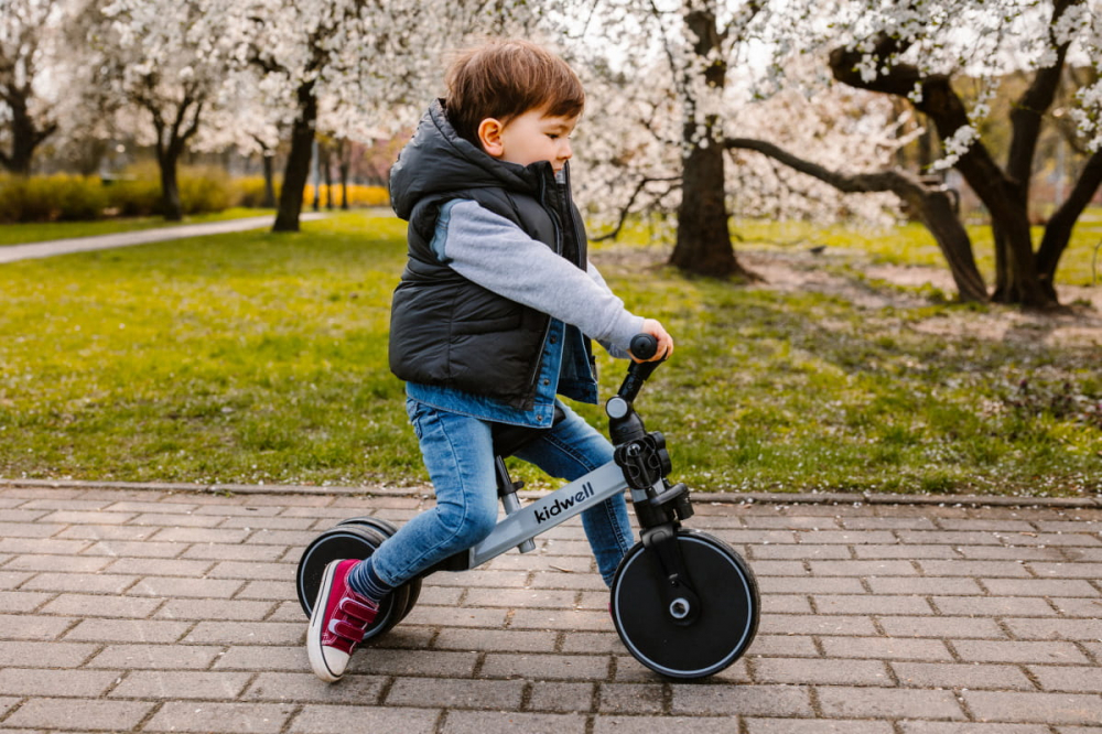 Tricicleta si bicicleta Pico Cool Gray 3 in 1, Kidwell [16]