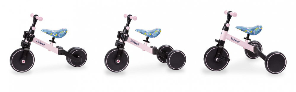 Tricicleta si bicicleta Pico Spring Flower 3 in 1, Kidwell [4]
