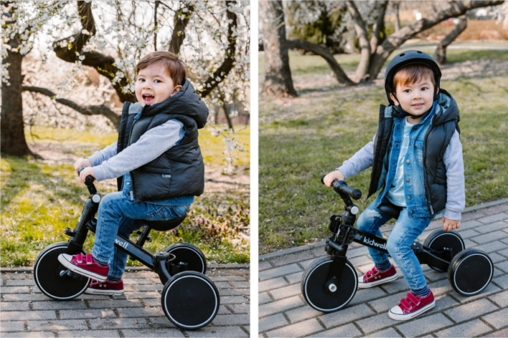 Tricicleta si bicicleta Pico Black 3 in 1, Kidwell [17]