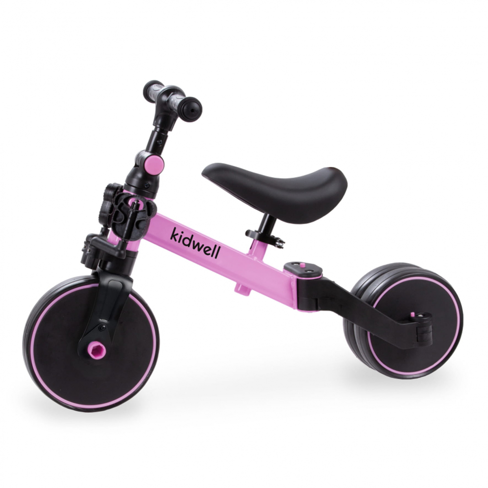Tricicleta si bicicleta Pico Pink Rose 3 in 1, Kidwell [5]