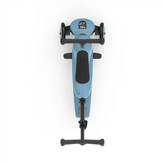 Trotineta copii cu sezut si maner, transformabila 3in1, Highwaykick 1 Push and Go Steel, 1-5 ani, pana la 50 kg, Scoot & Ride [5]