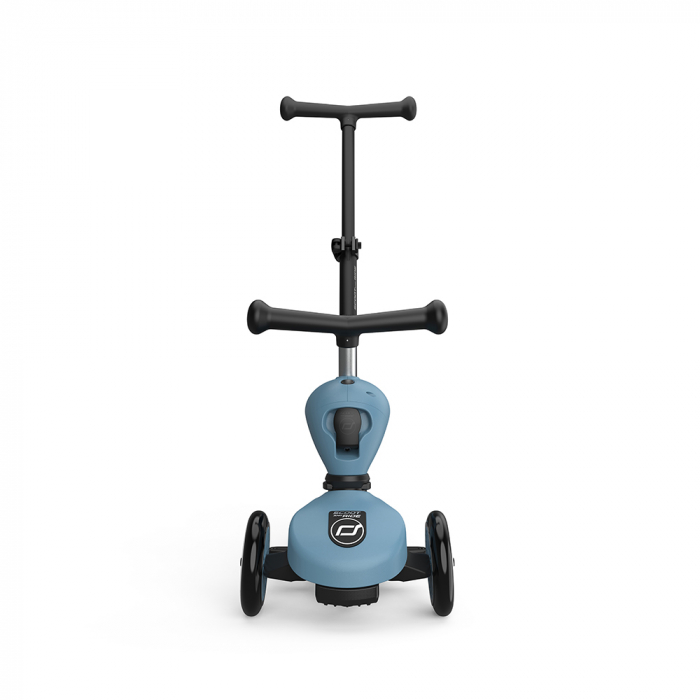 Trotineta copii cu sezut si maner, transformabila 3in1, Highwaykick 1 Push and Go Steel, 1-5 ani, pana la 50 kg, Scoot & Ride [4]