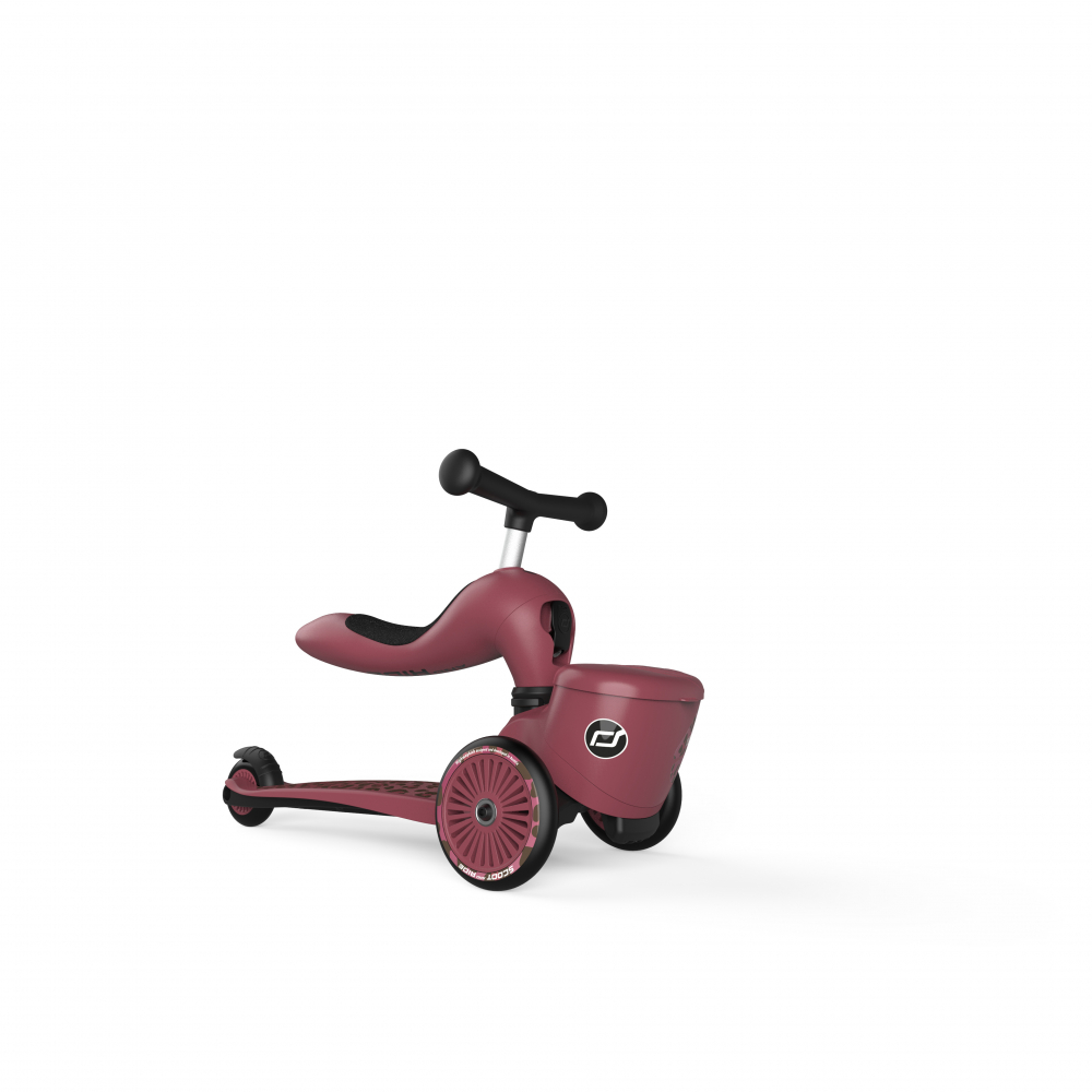 Trotineta copii cu sezut, suport jucarie, transformabila 2in1, HighwayKick 1 Lifestyle Wildcat, 1-5 ani, pana la 50 kg, Scoot & Ride [9]