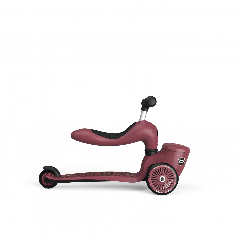 Trotineta copii cu sezut, suport jucarie, transformabila 2in1, HighwayKick 1 Lifestyle Wildcat, 1-5 ani, pana la 50 kg, Scoot & Ride [15]