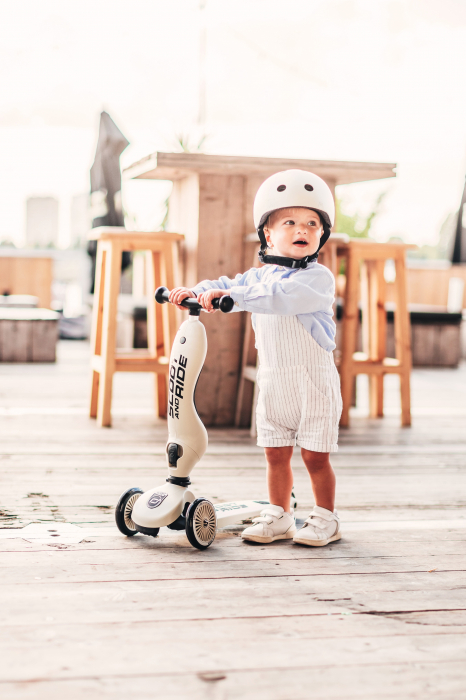 Trotineta copii cu sezut, transformabila 2in1, HighwayKick 1 Ash, 1-5 ani, pana la 50 kg, Scoot & Ride [37]