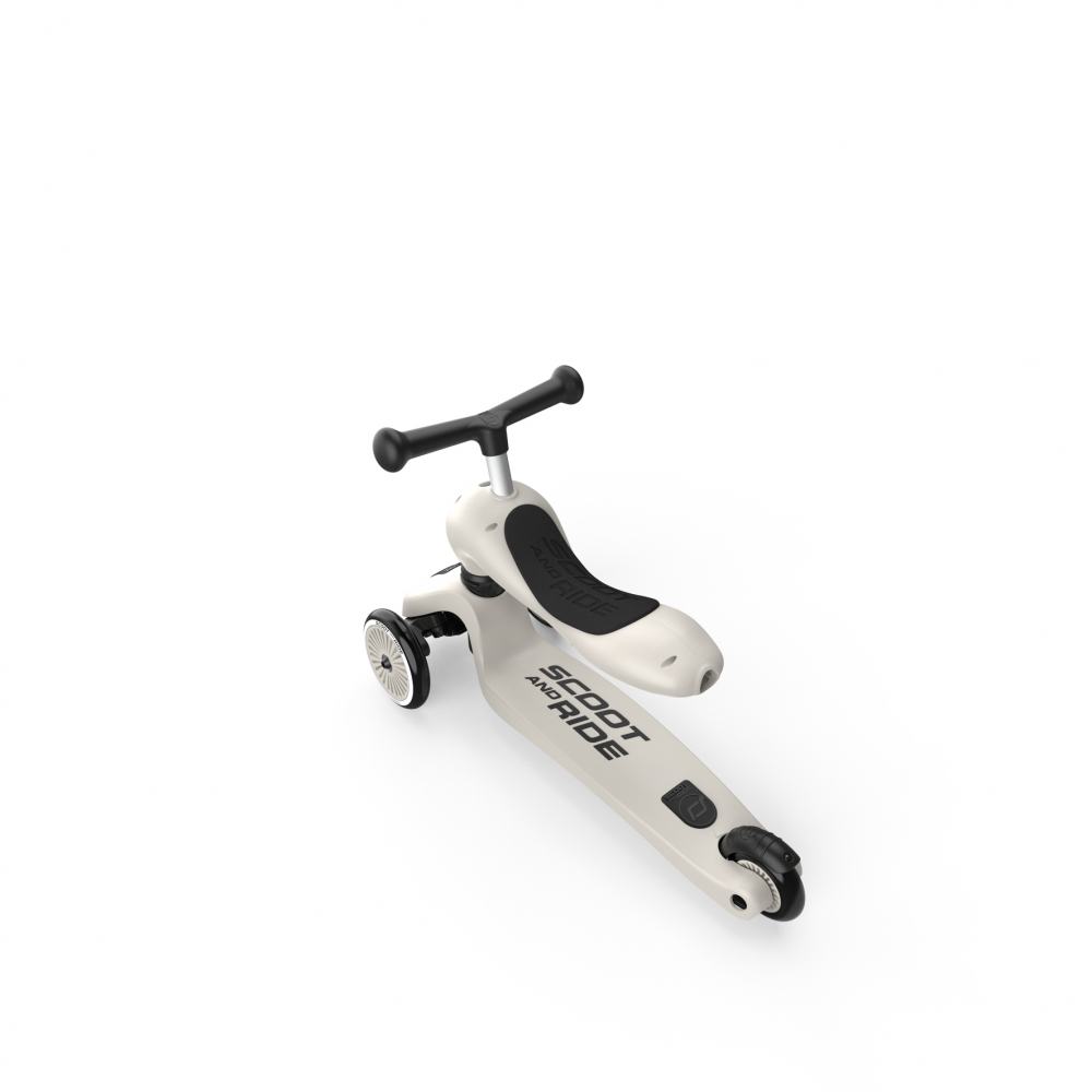 Trotineta copii cu sezut, transformabila 2in1, HighwayKick 1 Ash, 1-5 ani, pana la 50 kg, Scoot & Ride [2]