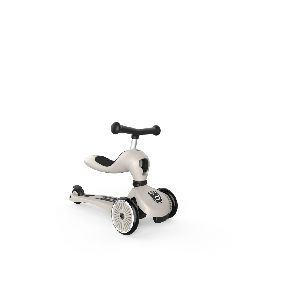 Trotineta copii cu sezut, transformabila 2in1, HighwayKick 1 Ash, 1-5 ani, pana la 50 kg, Scoot & Ride [4]